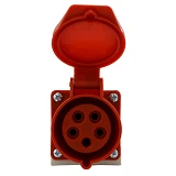 Розетка Lee 7115 16 А 380 В 3P plus N plus Е IP44 стационарная наружная                             