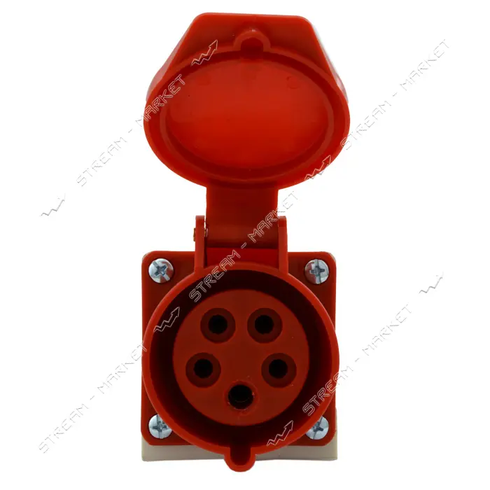 Розетка Lee 7115 16 А 380 В 3P plus N plus Е IP44 стационарная наружная                             