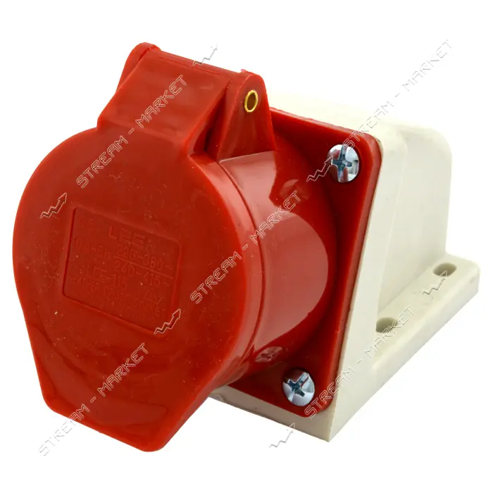 Розетка Lee 7115 16 А 380 В 3P plus N plus Е IP44 стационарная наружная                             