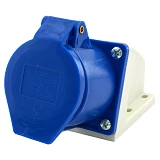 Розетка Lee 7123 32 А 220 В 2Р plus Е IP44 стационарная наружная                                    