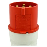 Вилка переносная Lee 7024 32 А 380 В 3Р plus Е IP44                                                 