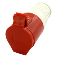 Розетка Lee 7224 32 А 380 В 3Р plus Е IP44 переносная