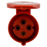 Розетка Lee 7224 32 А 380 В 3Р plus Е IP44 переносная                                               