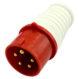 Вилка переносная Lee 7025 32 А 380 В 3Р plus N plus Е IP44                                          