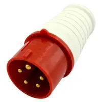 Вилка переносная Lee 7025 32 А 380 В 3Р plus N plus Е IP44