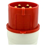 Вилка переносная Lee 7025 32 А 380 В 3Р plus N plus Е IP44                                          