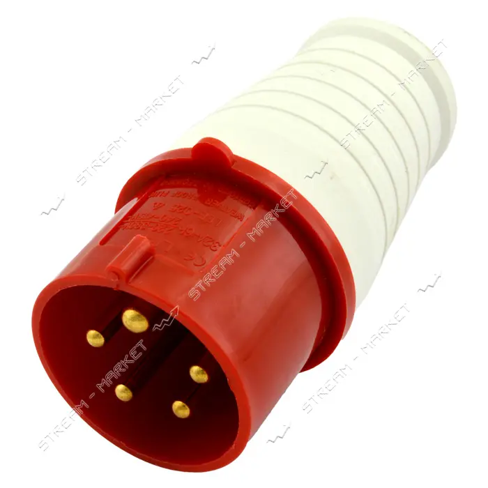 Вилка переносная Lee 7025 32 А 380 В 3Р plus N plus Е IP44                                          