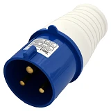 Вилка переносная Takel 3 контакта 2Р плюс Е 32А 220В IP44 023                                       