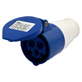 Розетка переносная Takel 3 контакта 2Р плюс Е 16А 220В IP44 213                                     