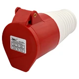 Розетка переносная Takel 4 контакта 3Р плюс Е 32А 380В IP44 224                                     