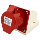 Розетка стационарная Takel 4 контакта 3Р плюс Е 16А 380В IP44 114