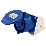 Розетка стационарная Takel 3 контакта 2Р плюс Е 32А 220В IP44 123                                   
