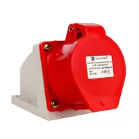 Розетка стационарная Electro House EH-PSS-516 5 контактов 3P plus PE plus N 16А 380-415В IP44