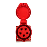 Розетка стационарная Electro House EH-PSS-516 5 контактов 3P plus PE plus N 16А 380-415В IP44       