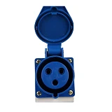 Розетка стационарная Electro House EH-PSS-332 3 контакта 2P plus PE 32А 250В IP44                   