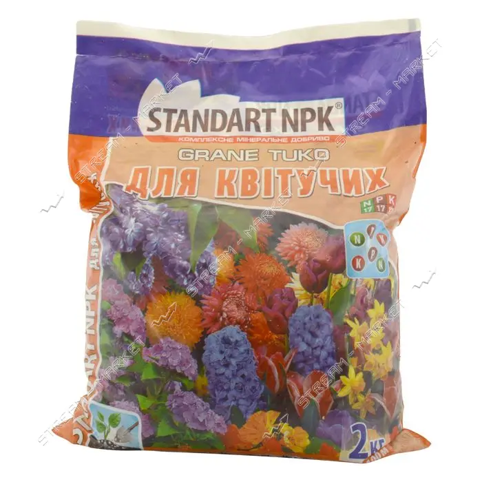 Удобрение для цветов Standart NPK 2кг