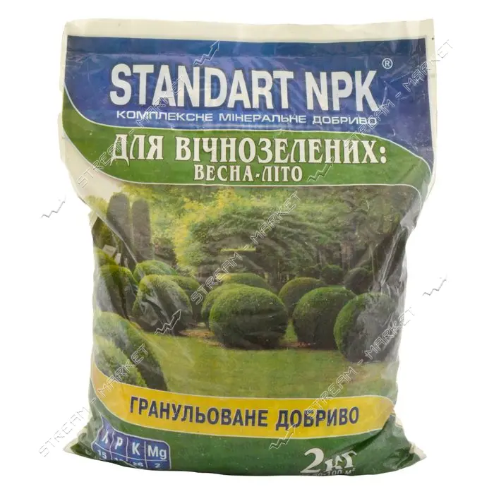 Удобрение для вечнозеленых растений Standart NPK 2кг