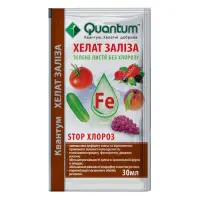 Микроудобрение стимулятор роста Quantum Хелат Железа 30мл                                           