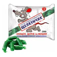 Тесто Щелкунчик против грызунов 0.2кг Украина