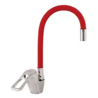 Смеситель для кухни Zerix YUB WKB-181 красный                                                       