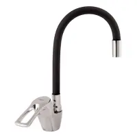 Смеситель для кухни Zerix YUB WKB-181 черный                                                        