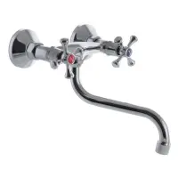 Смеситель для кухни G-Ferro 361 настенный букса 1/2"                                                