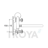 Смеситель Troya QMG7-A621 для ванны