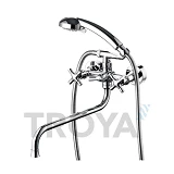 Смеситель для ванны Troya JIM7-A721 длинный с буксой