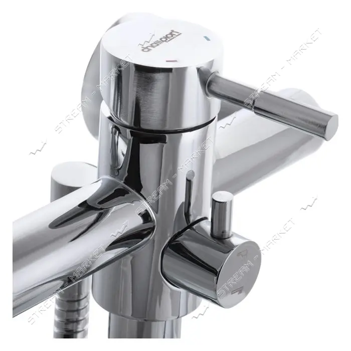 Смеситель для ванны Champion SUS-006 EURO CHROME длинный из нержавеющей стали