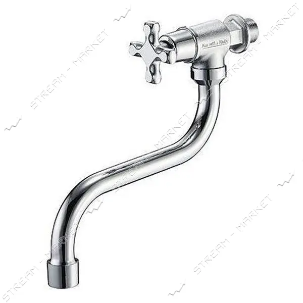 Смеситель для кухни Solone JIK13 однокранник на стену букса 1/2" 2шт