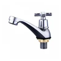 Смеситель для умывальника Solone JIK15 однокранный короткий букса 1/2"                              