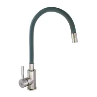 Смеситель для кухни Gerts 7110-9 серый                                                              