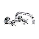 Смеситель для кухни Haiba Zeus 361-G настенный букса 1/2"                                           
