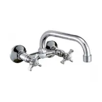 Смеситель для кухни Haiba Zeus 361-G настенный букса 1/2"                                           
