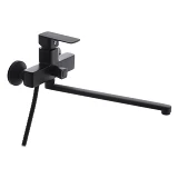 Змішувач для ванни Haiba Kubus 006 EURO довгий BLACK                                                