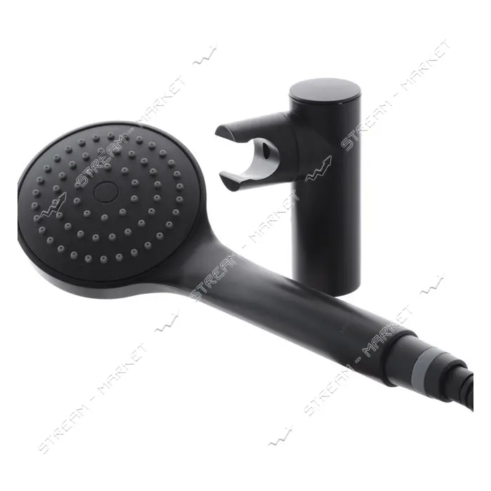 Змішувач для ванни Haiba Kubus 006 EURO довгий BLACK                                                