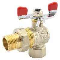 Кран с американкой угловой 1/2"                                                                     
