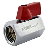 Кран мини Koer KR.400 вода 1/2" В/В