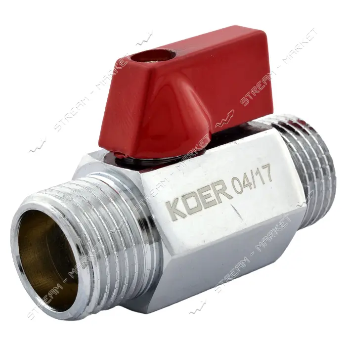 Кран шаровый мини Koer KR.402 вода 1/2" Н/Н                                                         