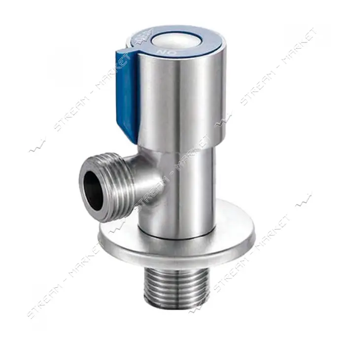 Кран для подключения сантехприборов Mixxus VAL-01 1/2"х1/2" синий                                   
