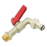 Кран полива Koer KR.259 1/2" с коннектором для быстрого подключения
