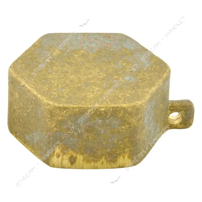 Заглушка латунная 1/2"В под пломбу