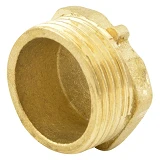 Заглушка латунная 3/4"Н под пломбу