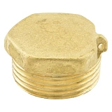 Заглушка латунная 3/4"Н под пломбу