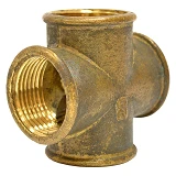 Крестовина латунная 3/4"Вх1/2"Вх3/4"Вх1/2"В                                                         