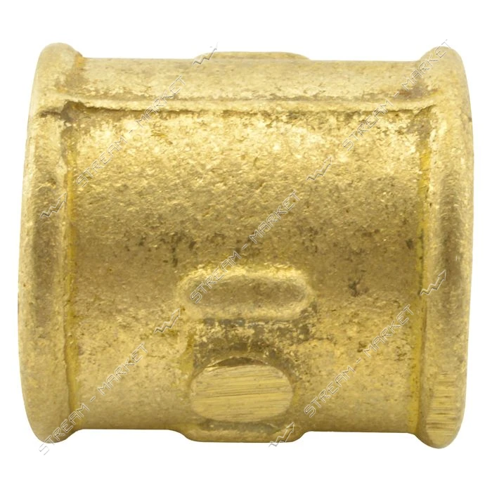 Муфта латунная 1/2"Вх1/2"В 15мм                                                                     