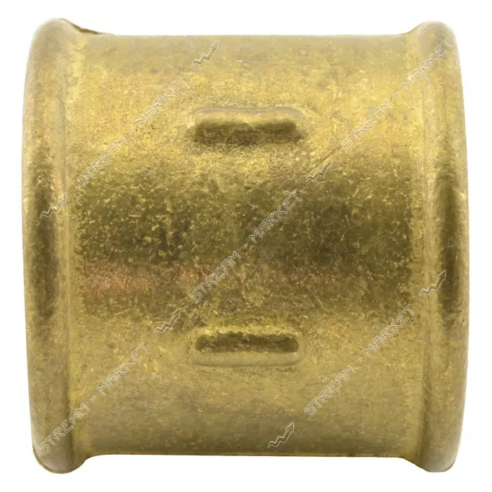 Муфта латунная 3/4"Вх3/4"В 20мм