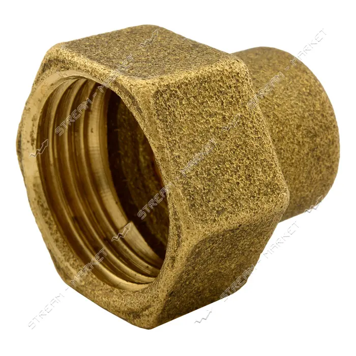 Муфта латунь 1/4"В-1/2"В под маномемтр 8-15мм                                                       
