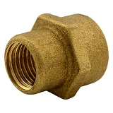 Муфта латунь 1/4"В-3/8"В под маномемтр 8-12мм