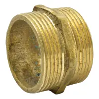 Ниппель латунный 1 1/2"Нх1 1/2"Н 40-40мм                                                            